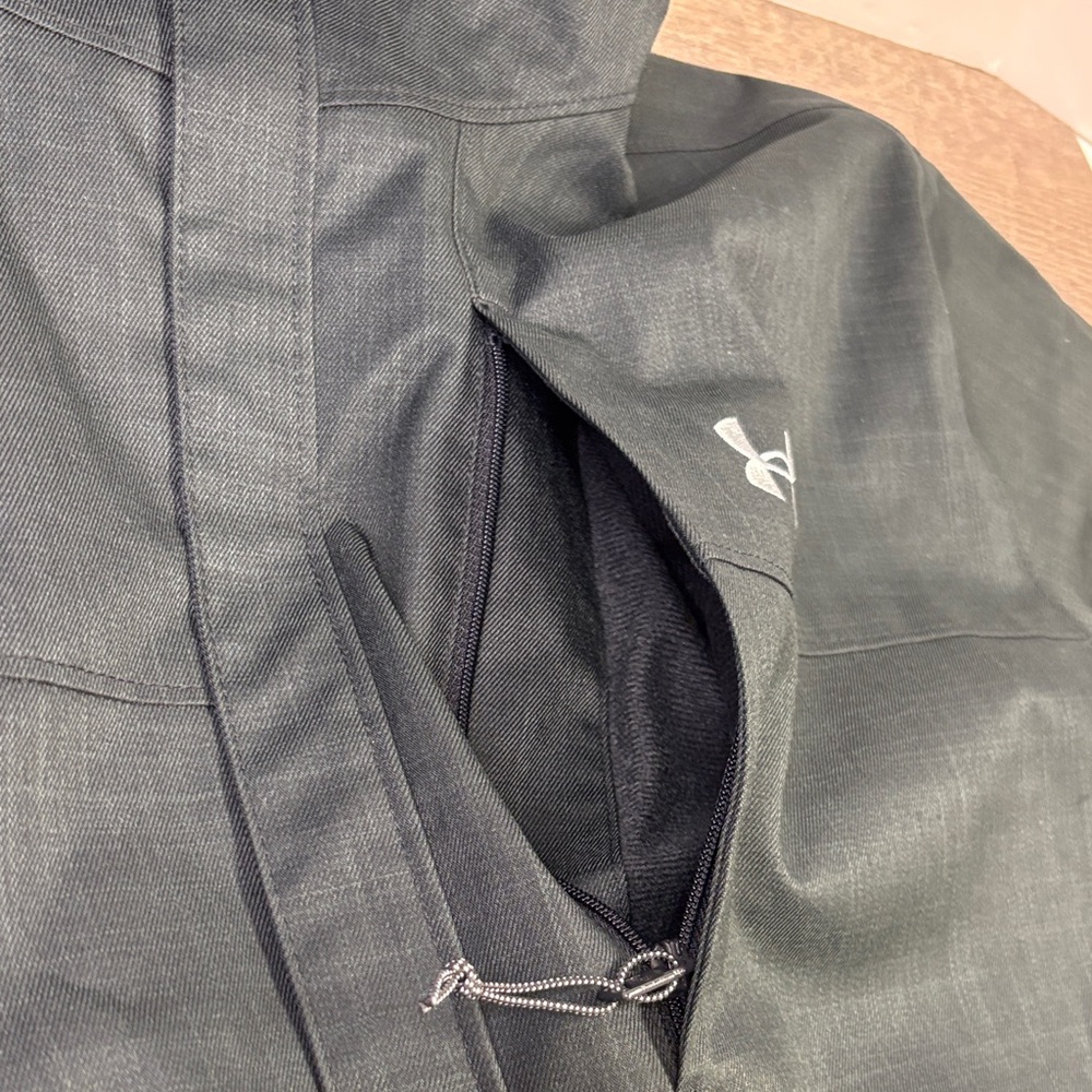 Under Armour UA Storm Hooded Jacket – Men’s Large – Black Water Resistant - Picture 4 of 11